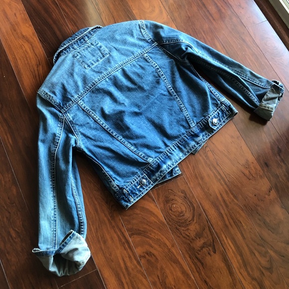 Forever 21 Distressed Jean/Denim Jacket - Picture 6 of 8